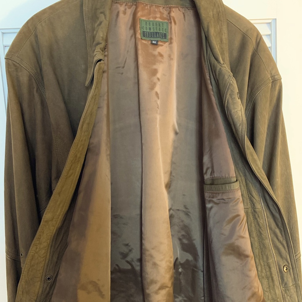 Robert Comstock suede leather jacket